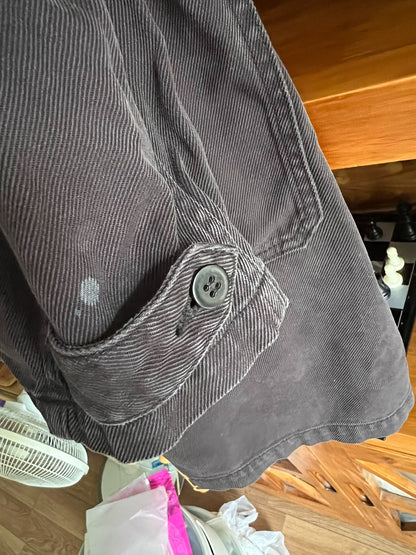 visvim peerless shop coat in dark color