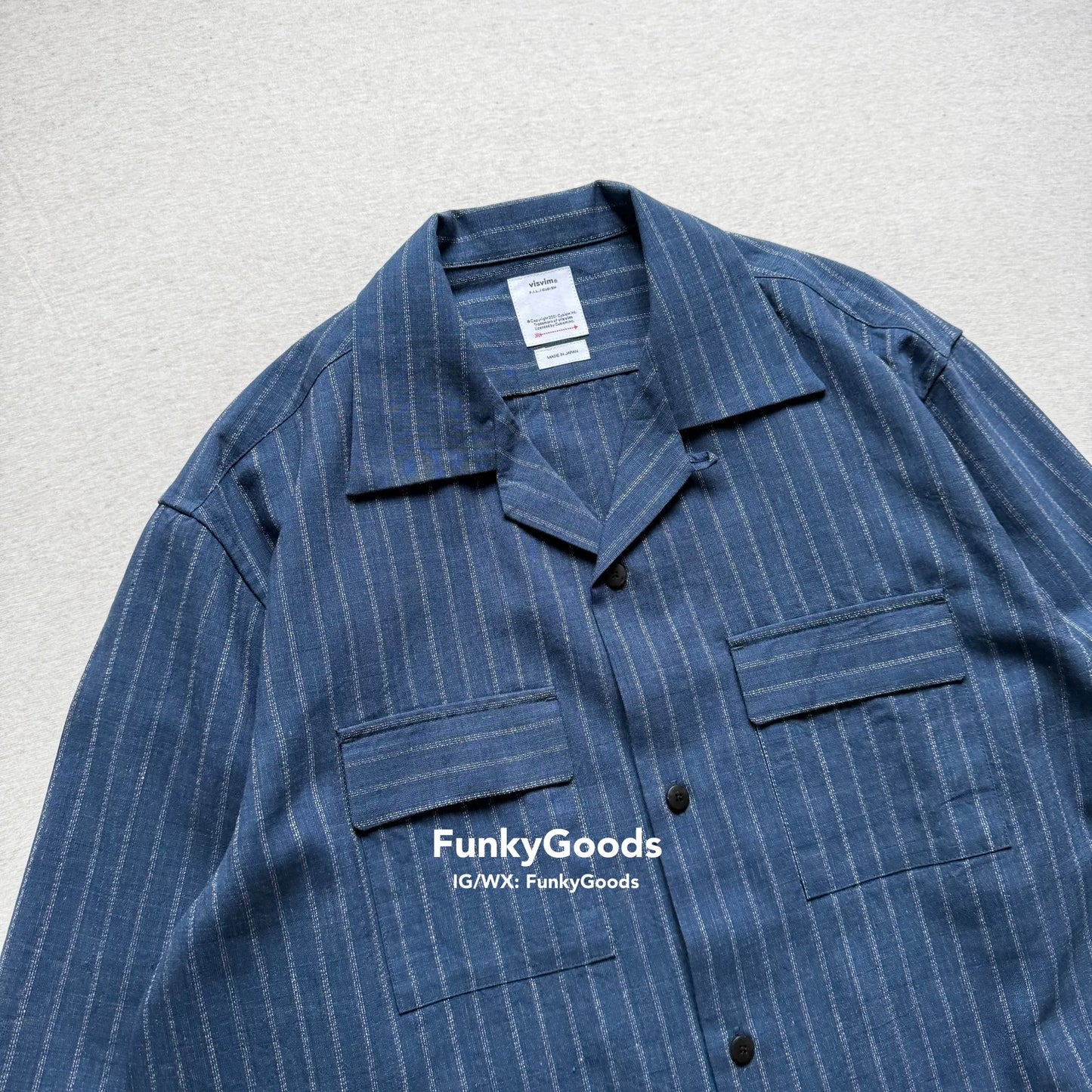 Visvim 25aw Keesey Stripes L/S Shirt