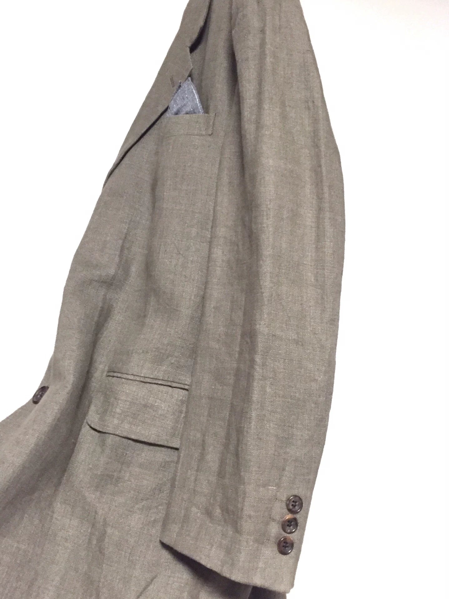 COMME des GARCONS Homme Green Linen Blazer