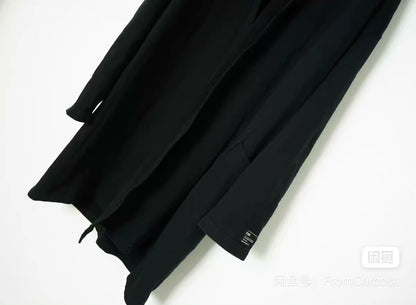 Yohji Yamamoto Mid-Length Cardigan Coat