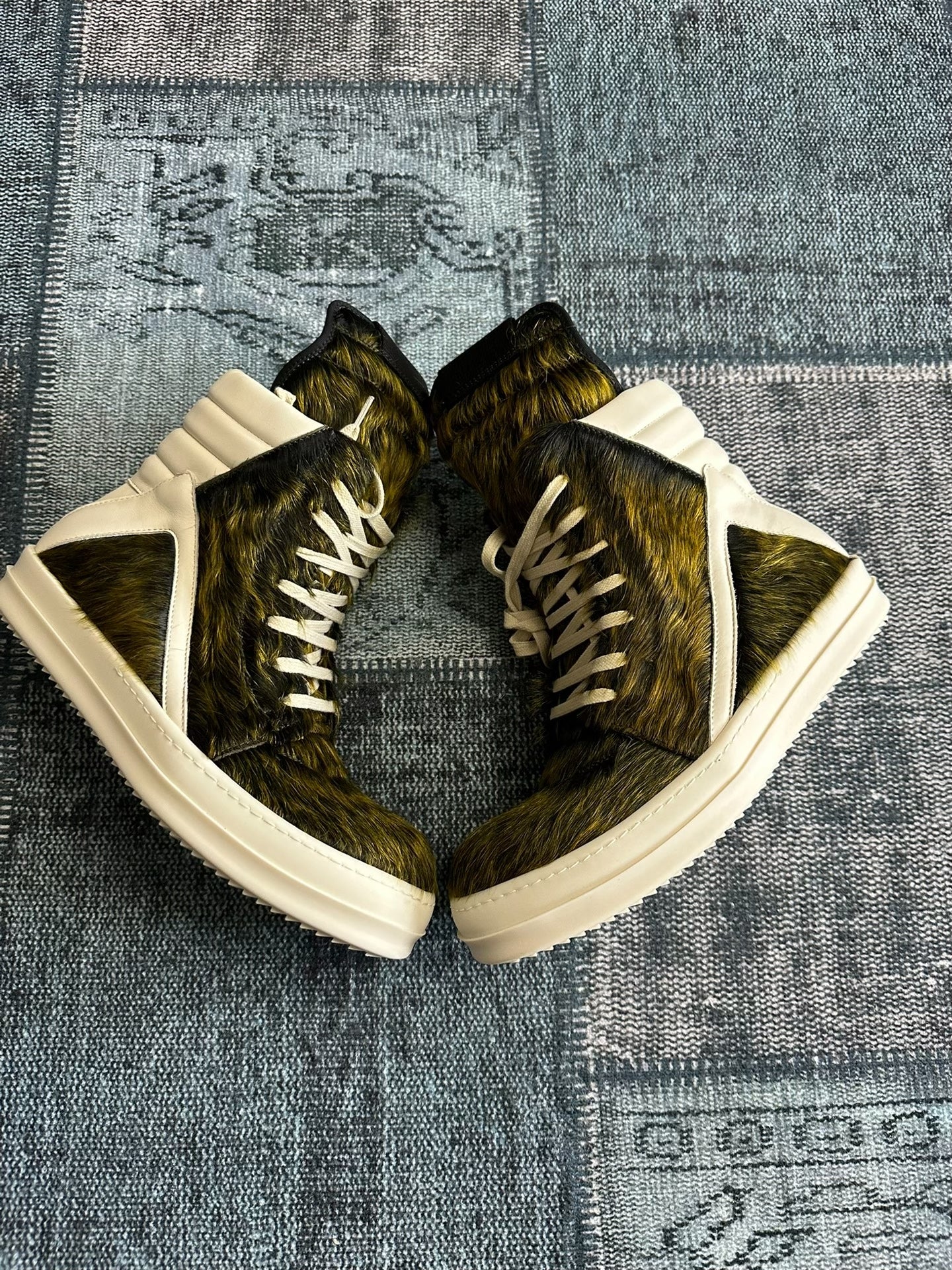 Rick Owens 23AW Luxor Acid Green Horsehair