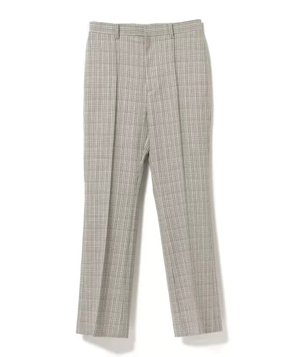 auralee Checked Wool Trousers