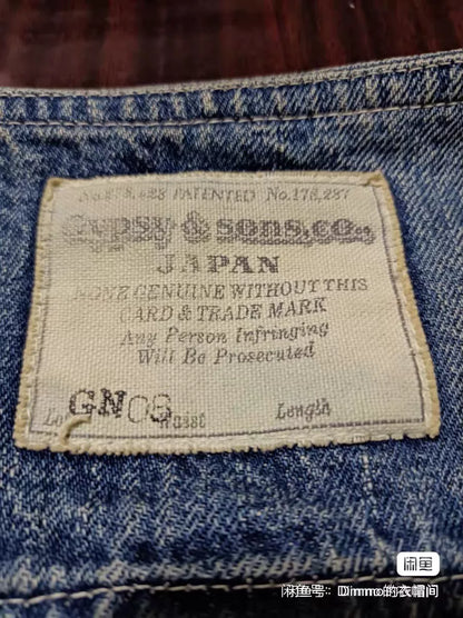 Gypsy & Sons Collarless Multi-Pocket Denim Jacket