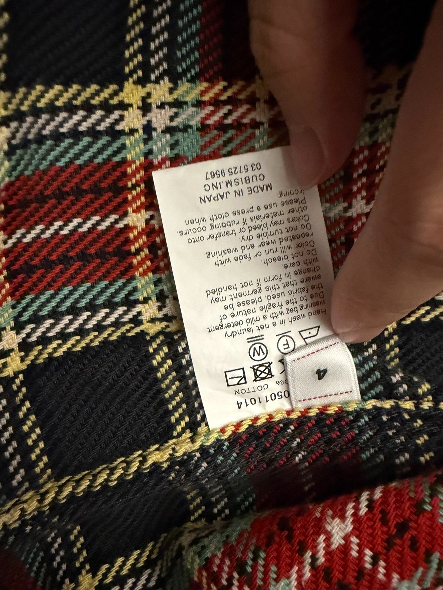 VISVIM LARRIKAN CHECK L/S