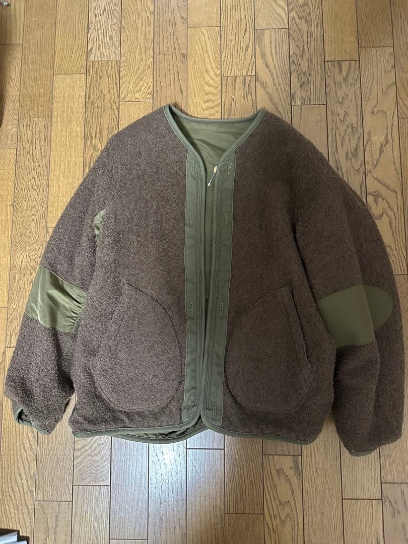 VISVIM IRIS LINER JKT Olive Green