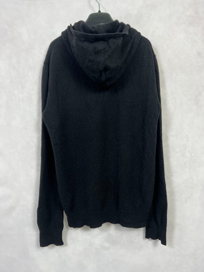 Dior Homme Black Hooded Sweater