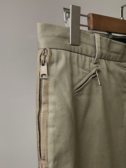 Alexander McQueen Side Zip Military Pants
