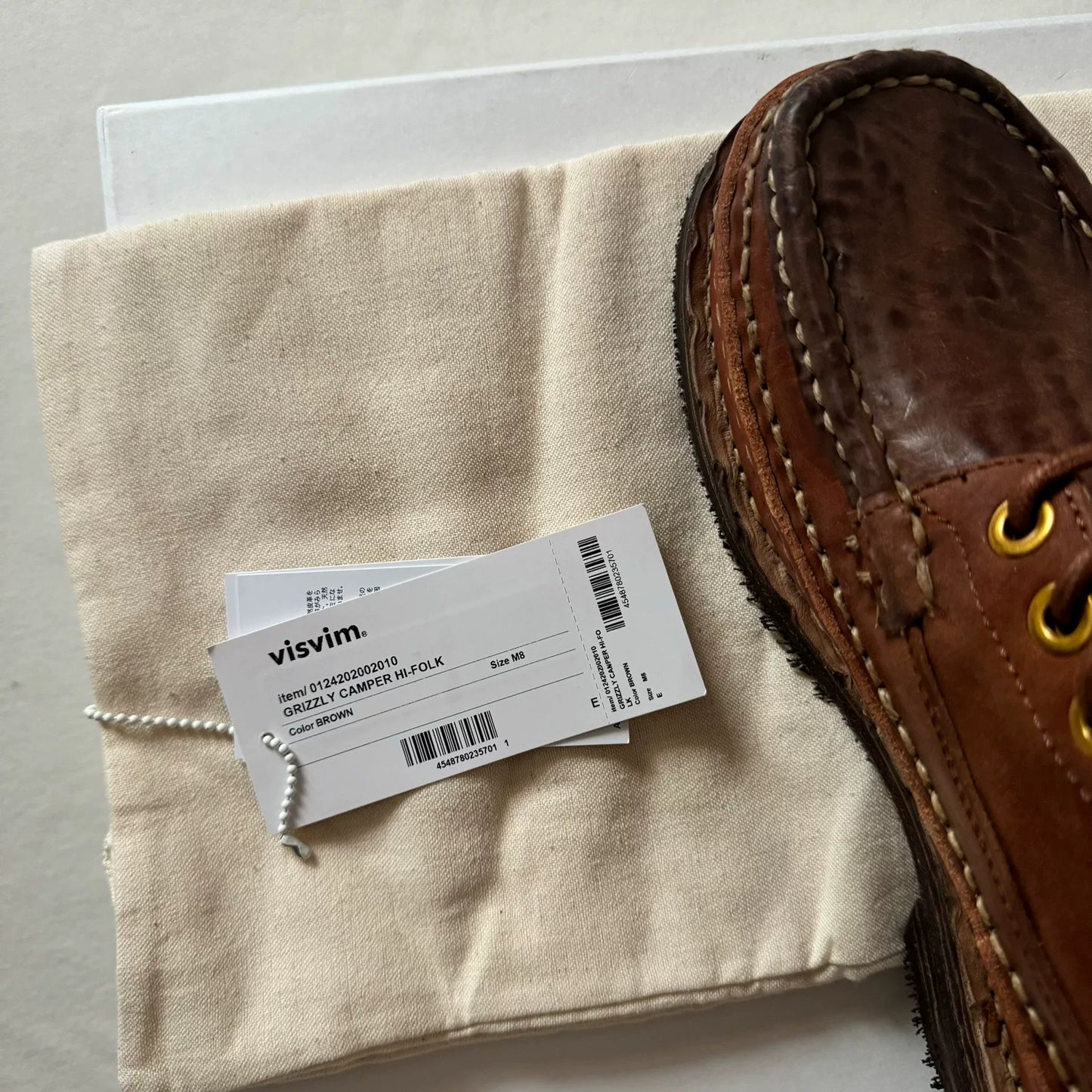 Visvim GRIZZLY CAMPER HI-FOLK Boots