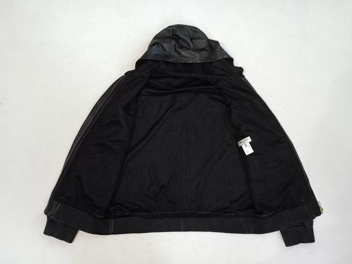 Saint Laurent Men's Leather Hooded Jacket
