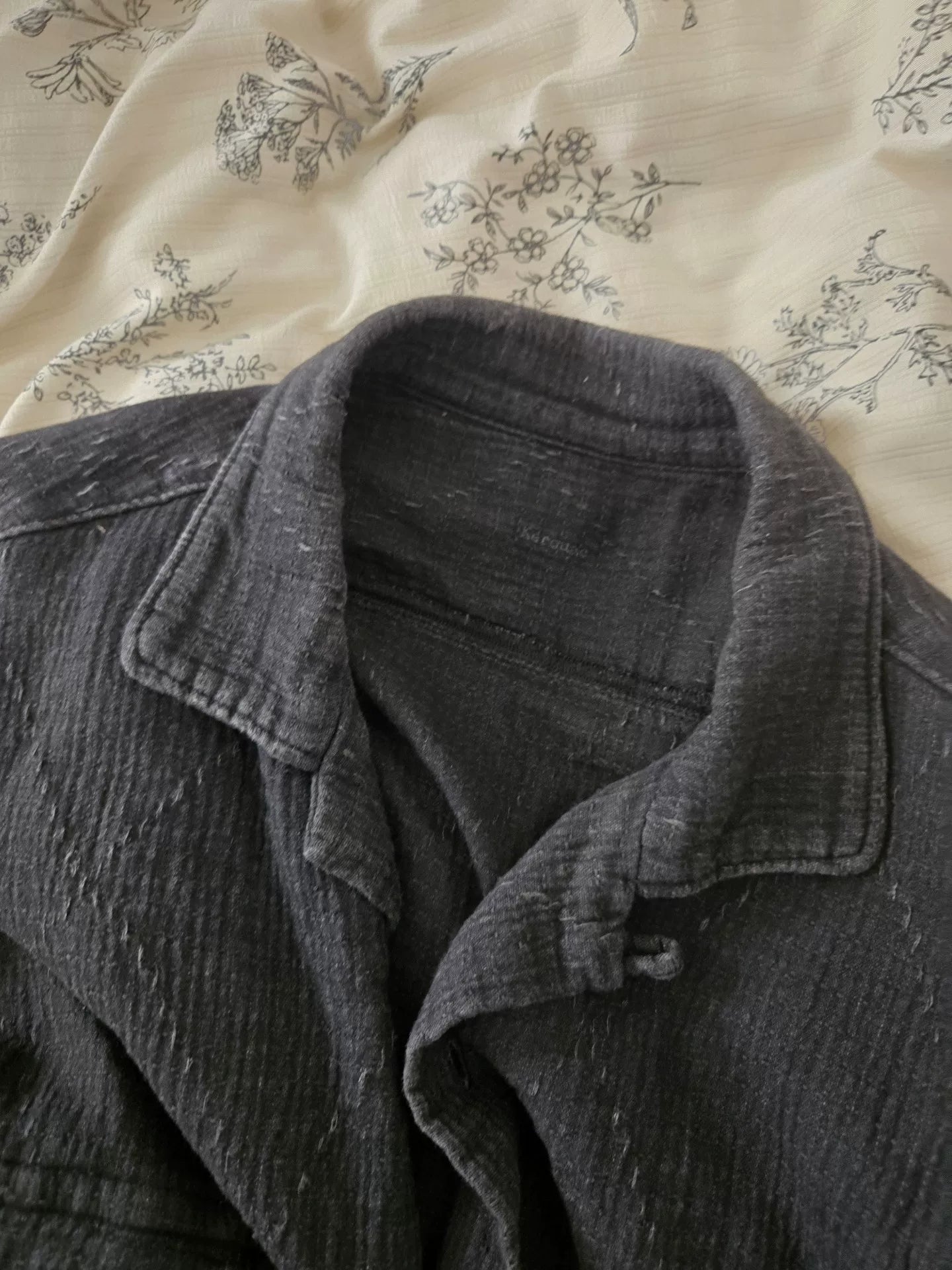 Porter Classic Sashiko Black Short Sleeve