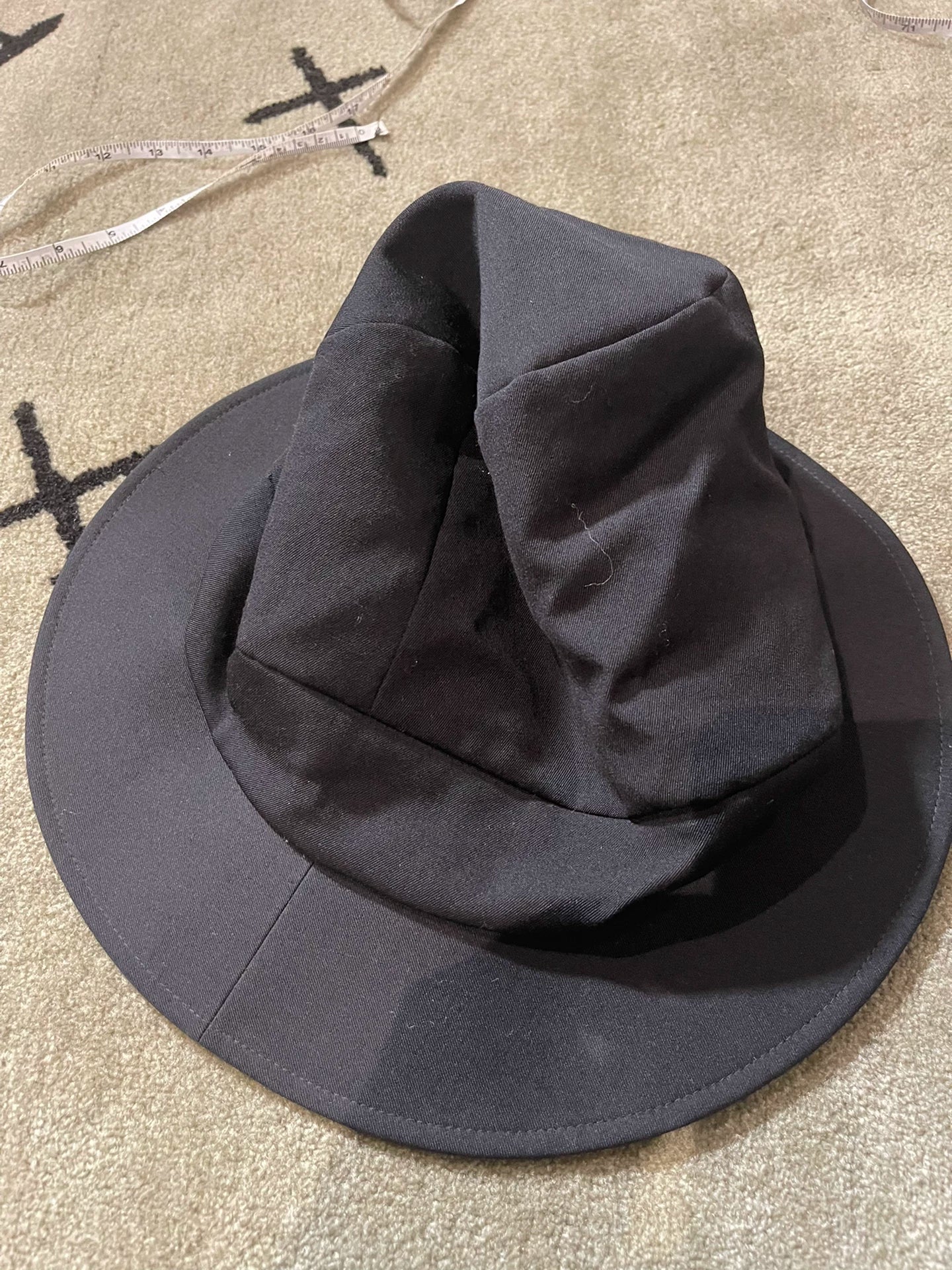 Yohji Yamamoto Main Line Black Wool Hat