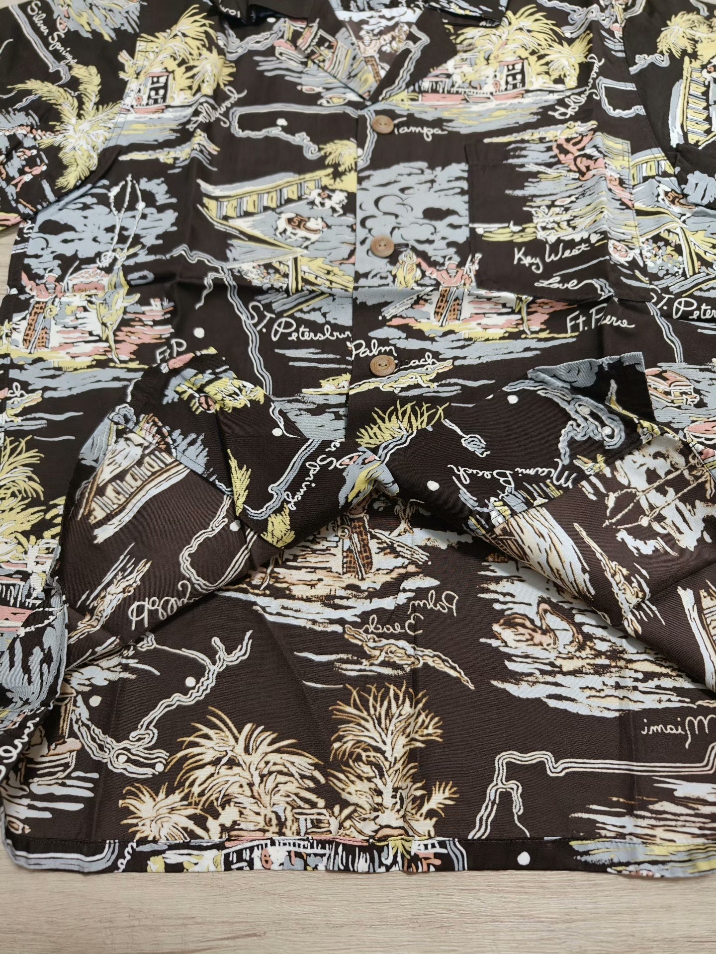 visvim 15ss Duke Shirt Sunshine S/S