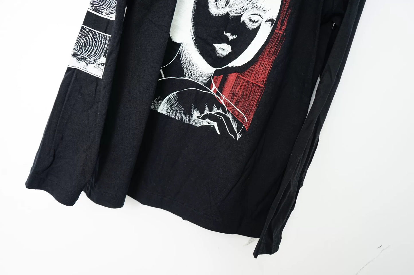 Yohji Yamamoto Junji Ito Collaboration Spiral Longsleeve T-shirt