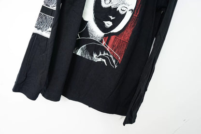 Yohji Yamamoto Junji Ito Collaboration Spiral Longsleeve T-shirt