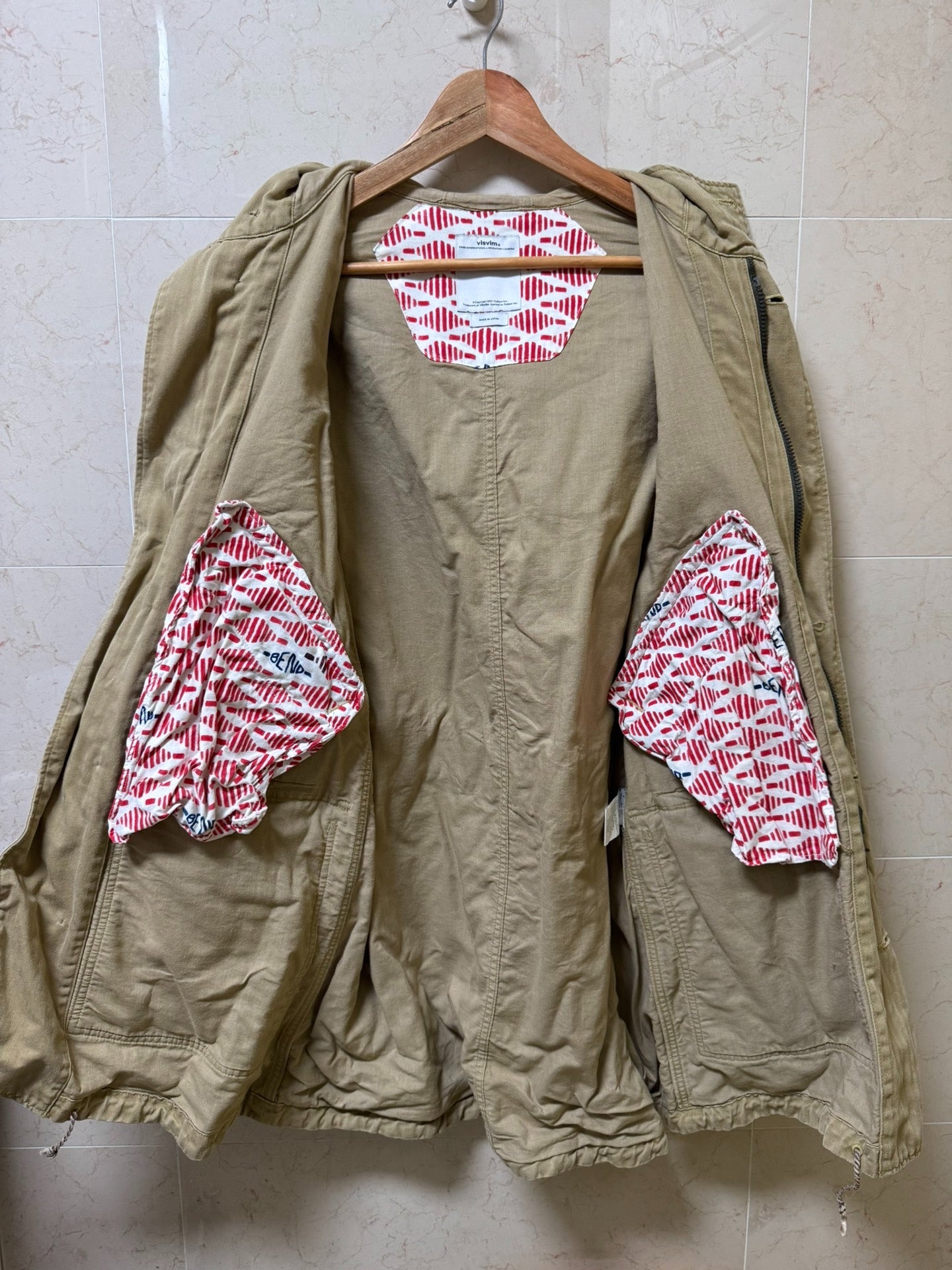 visvim townsend m65 fishtail coat