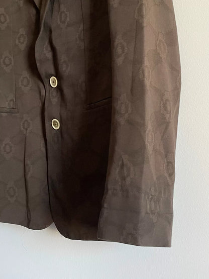 sophisticated spring summer brown blazer