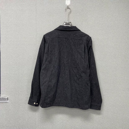 Visvim 23AW Black Wool Tweed Shirt