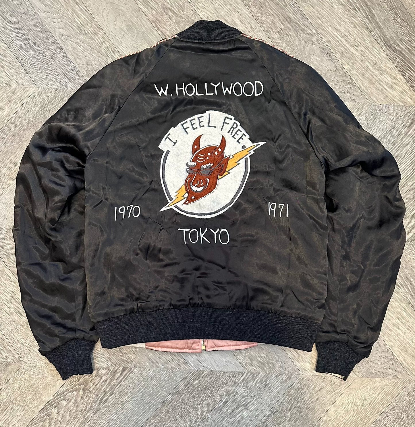 visvim Douglas Jacket in Black and Pink