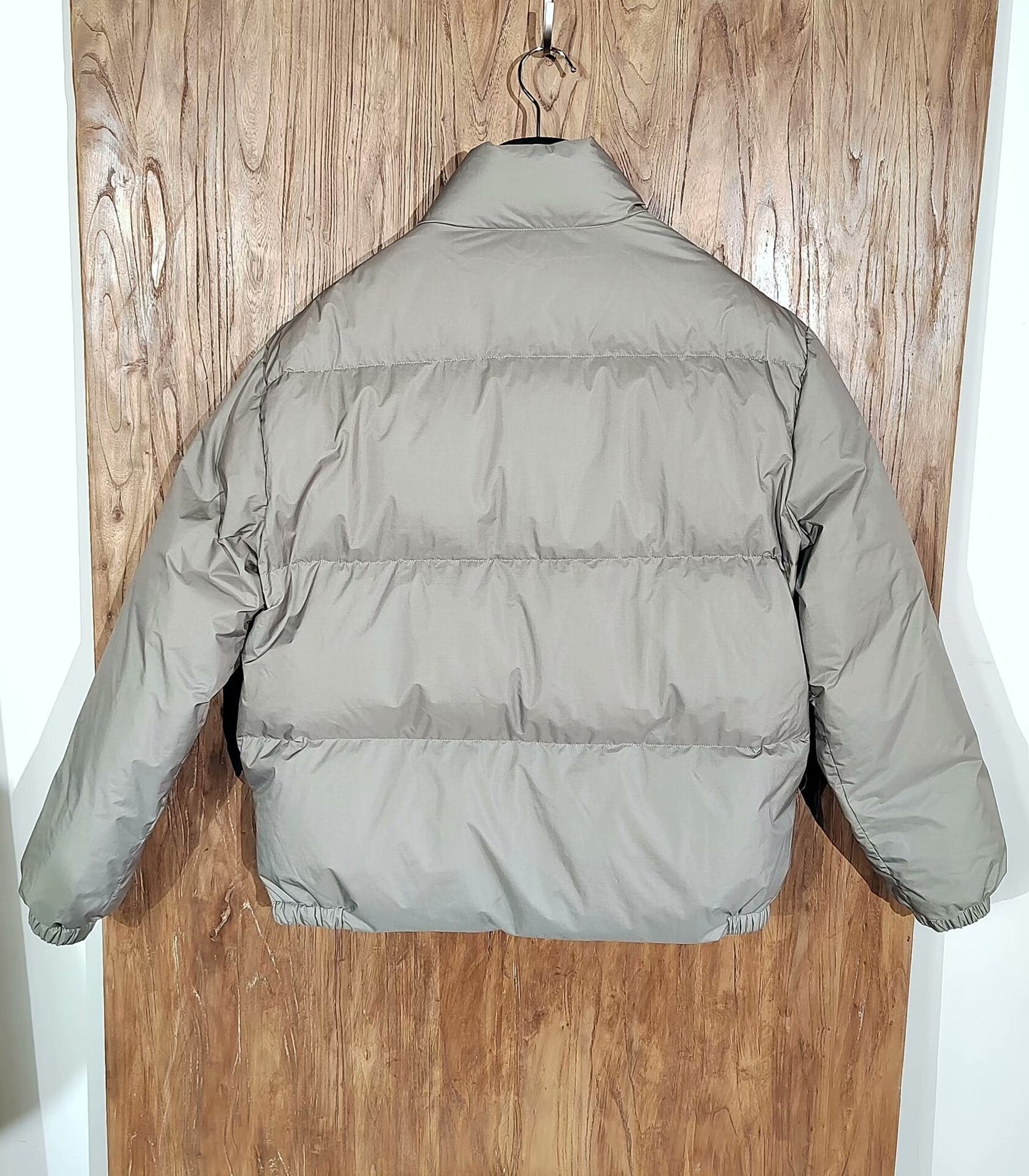 Prada Down Jacket in Gray Color