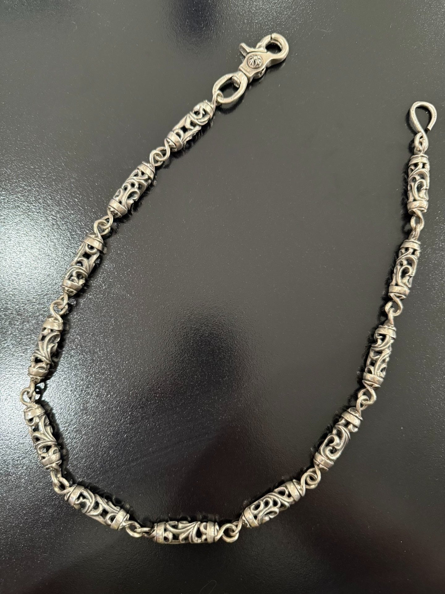 Chrome Hearts Vine Carving Lobster Clasp Pant Chain