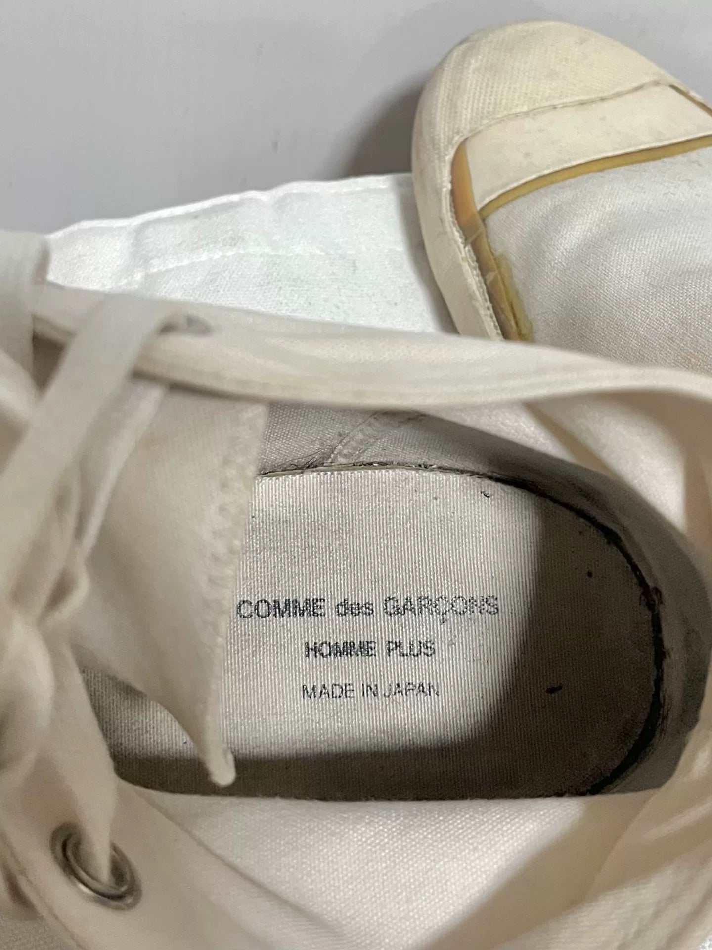 Comme des Garçons Homme Plus Canvas Shoe