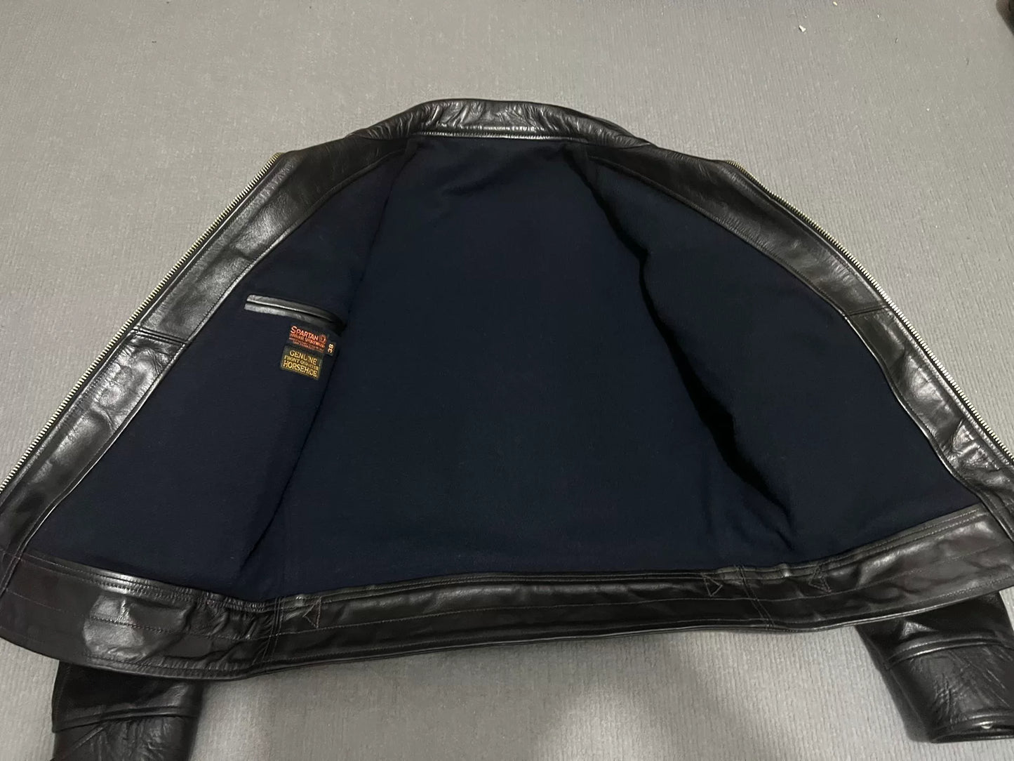 Freewheelers Muholland Road Leather Jacket Size 38