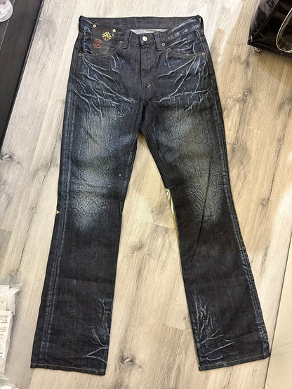 Levi's x Clot 517 Gold Butterfly Jeans