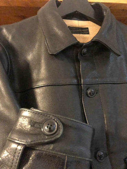 far eastern enthusiast classic leather jacket