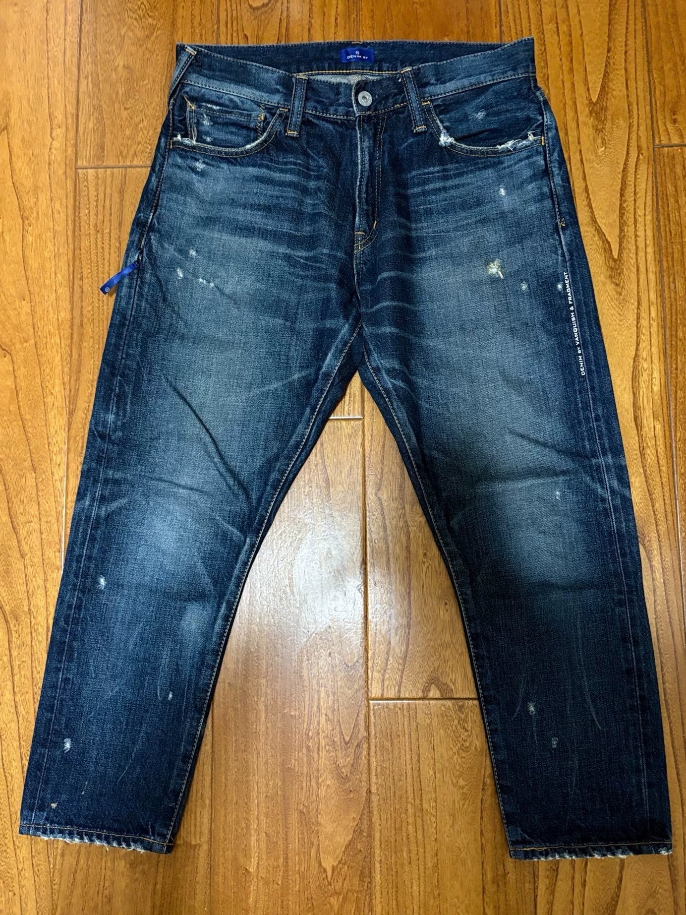 Vanquish & Fragment Heavy Washed Jeans
