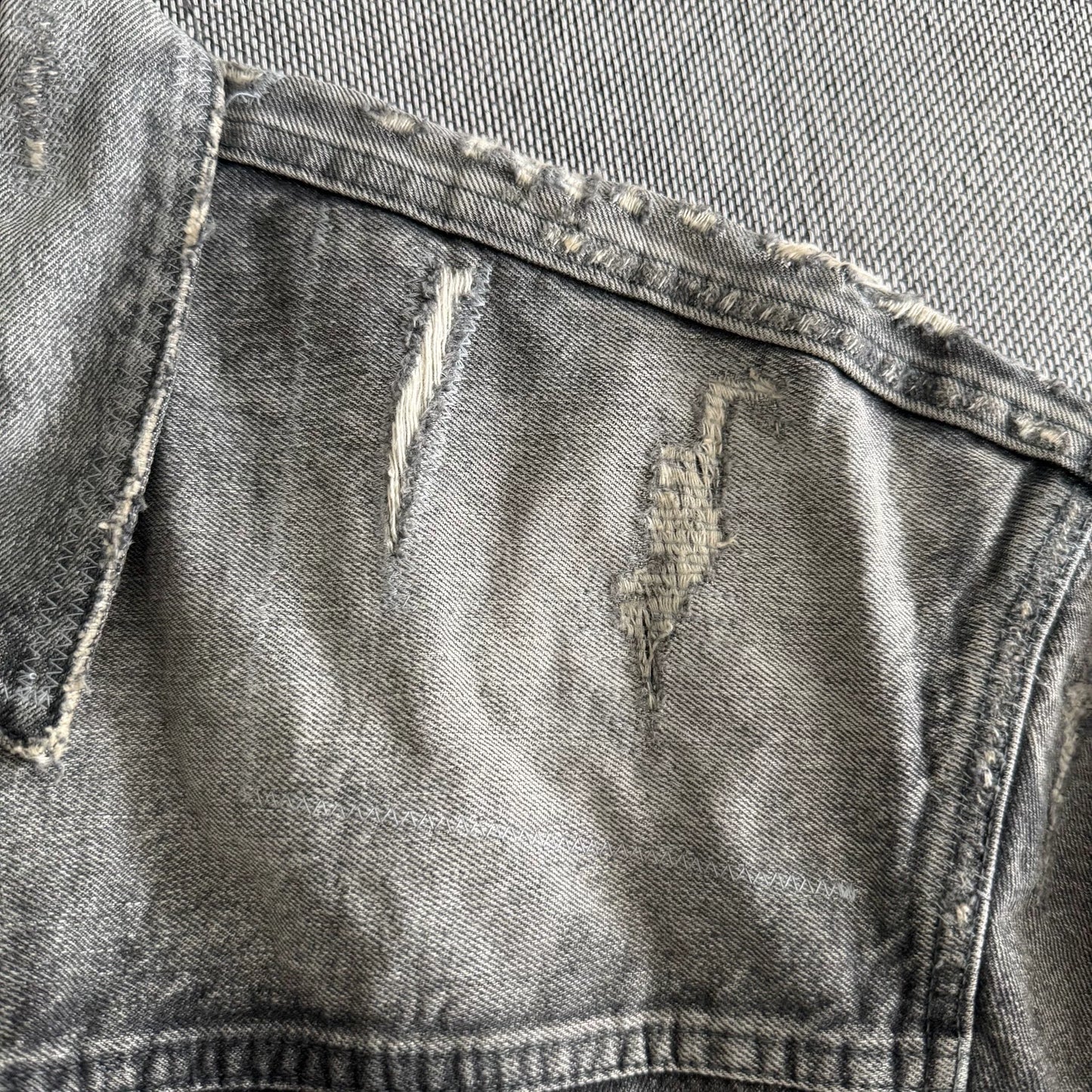 madness 23aw black denim jacket