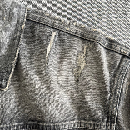 madness 23aw black denim jacket