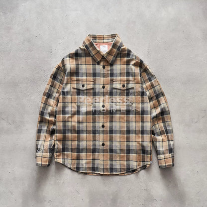 VISVIM Lumber Check Wool-Linen Shirt