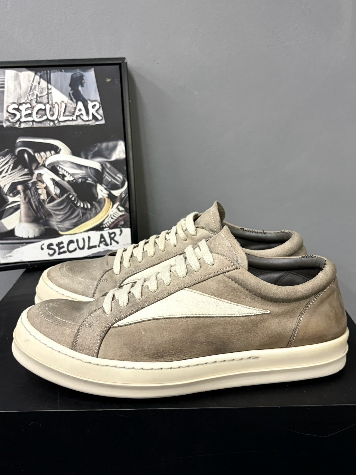 Rick Owens 24SS Brown Low-Top Sneakers