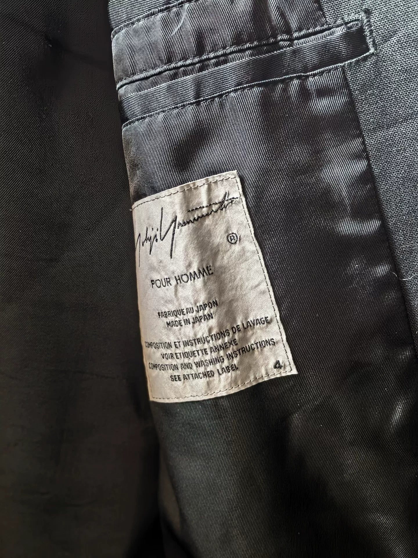 Yohji Yamamoto 20AW Men's Suit Jacket