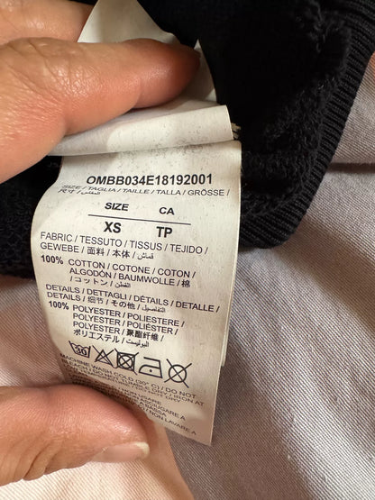 Off-White Black Hoodie with Logo