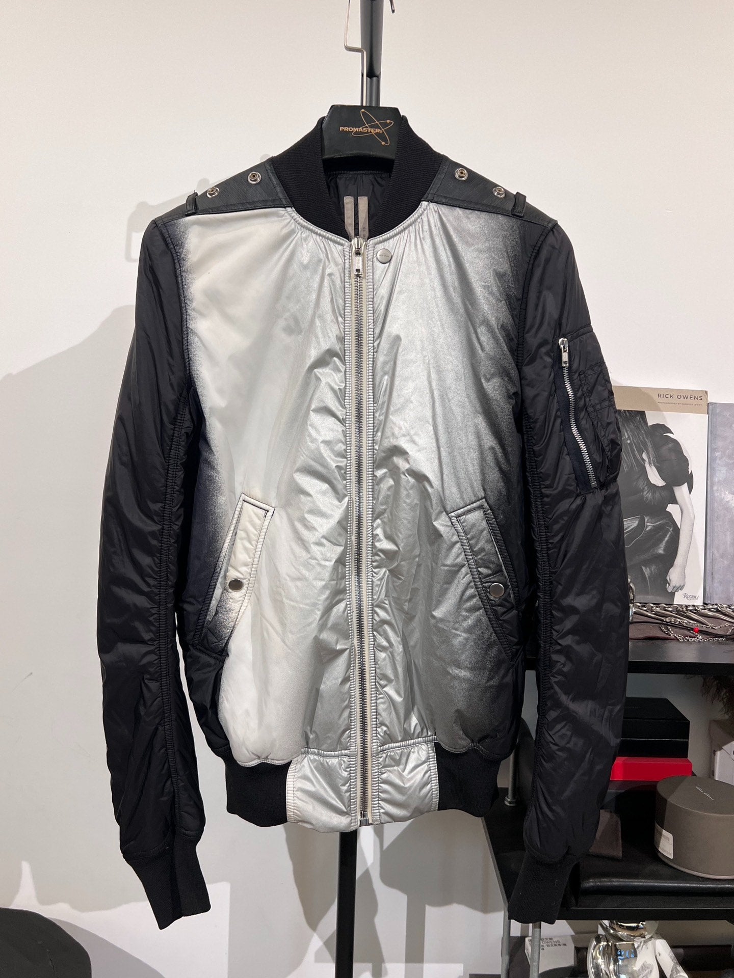 Rick Owens Ma-1 Ink Gradient Jacket