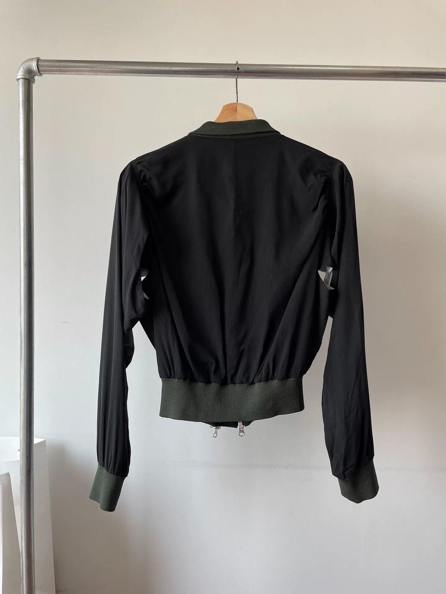 Yohji Yamamoto 02SS Double Zip Silk Jacket