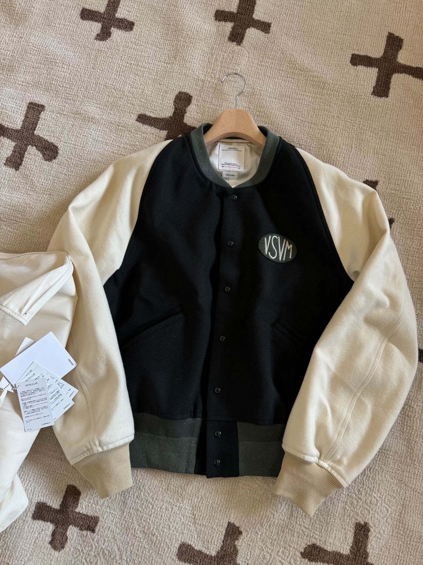 VISVIM 24SS Wool Blend Varsity Jacket