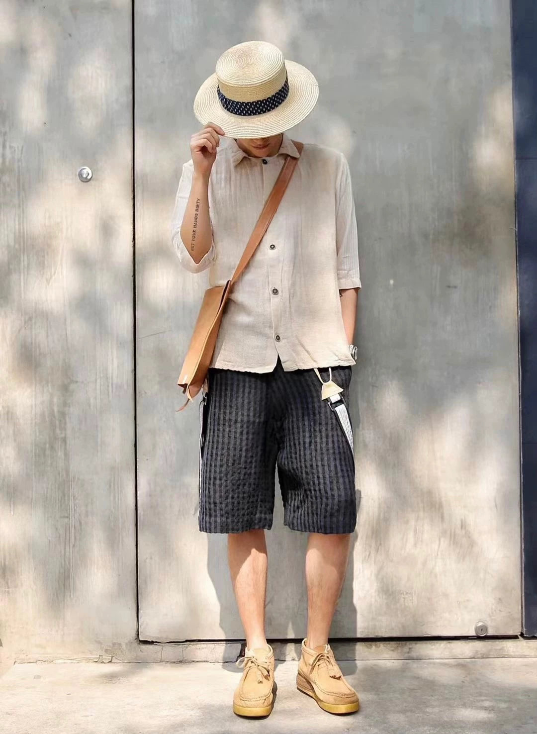 visvim black shoulder bag 18ss collection