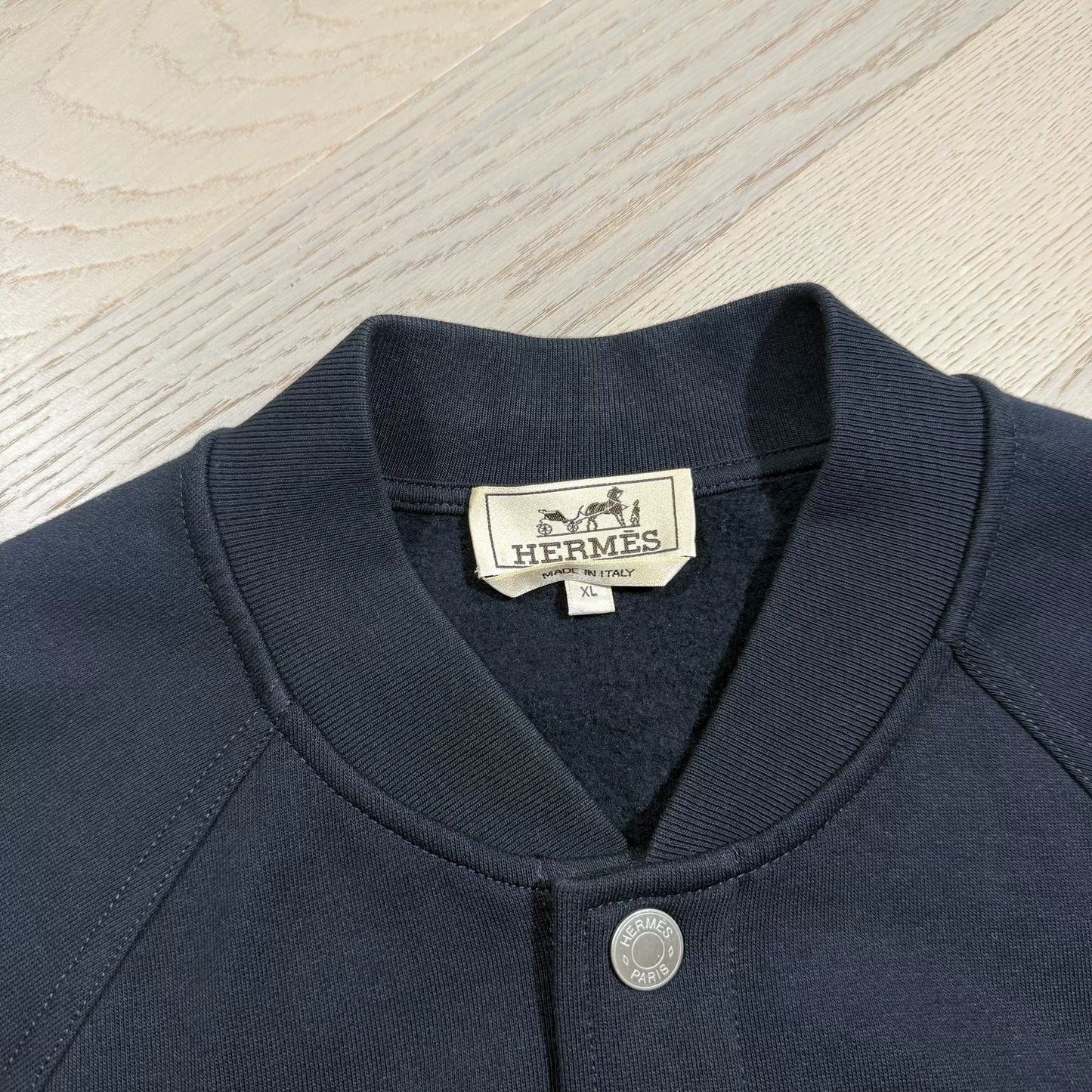 Hermès 'Metallerie au Carre' Baseball Jacket