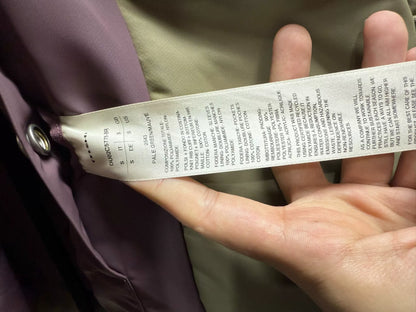 unique oversized bomber in olive green