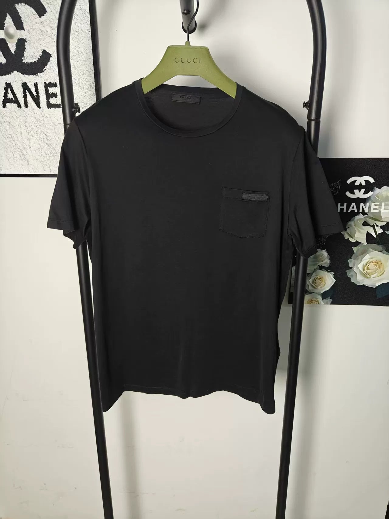 Prada Pocket Logo Short Sleeve Shirt