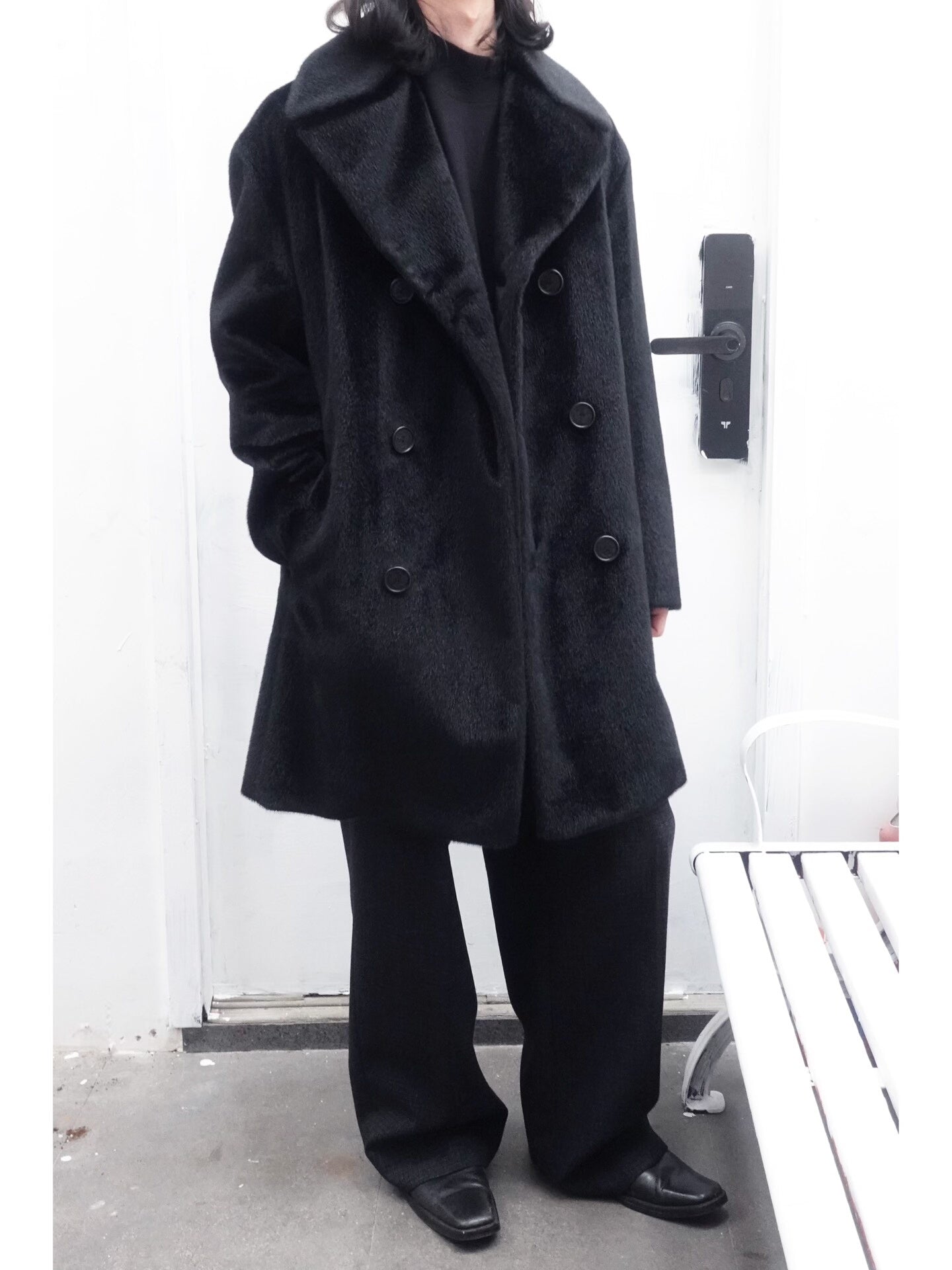 Raf Simons Double-Breasted Coat AW2012
