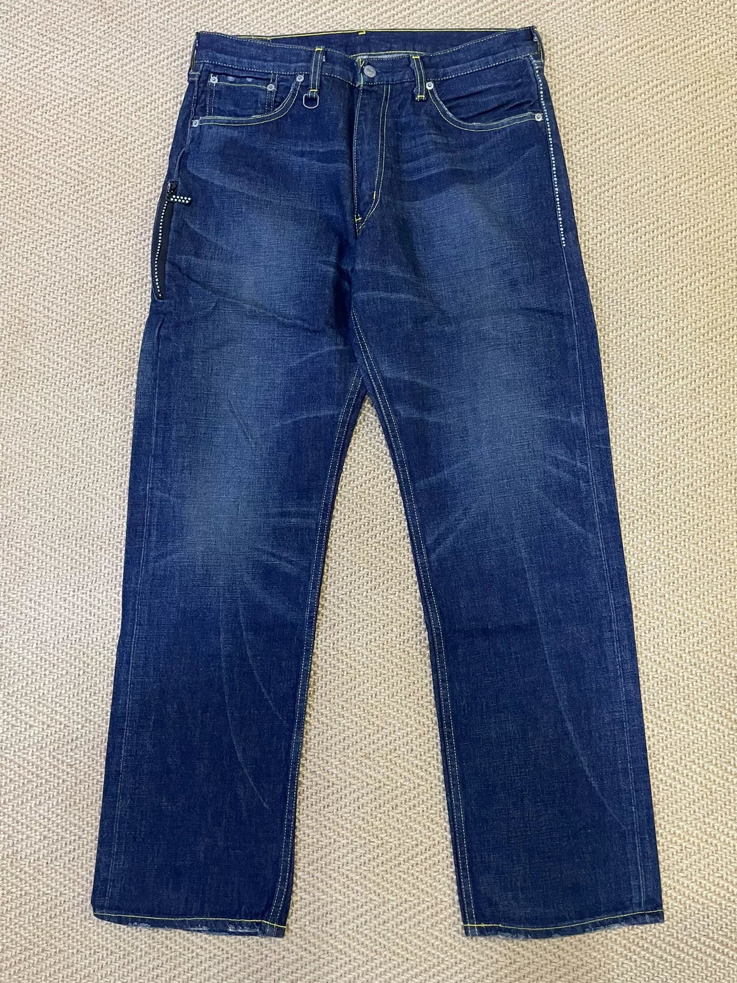 Levis Fenom Disco Green Wash Jeans