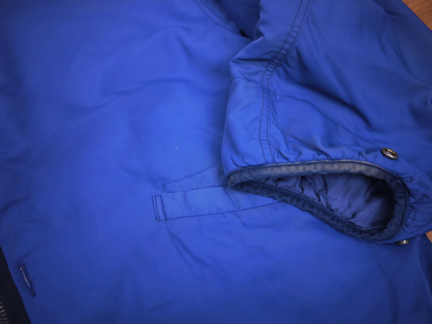 visvim iris jacket in navy blue