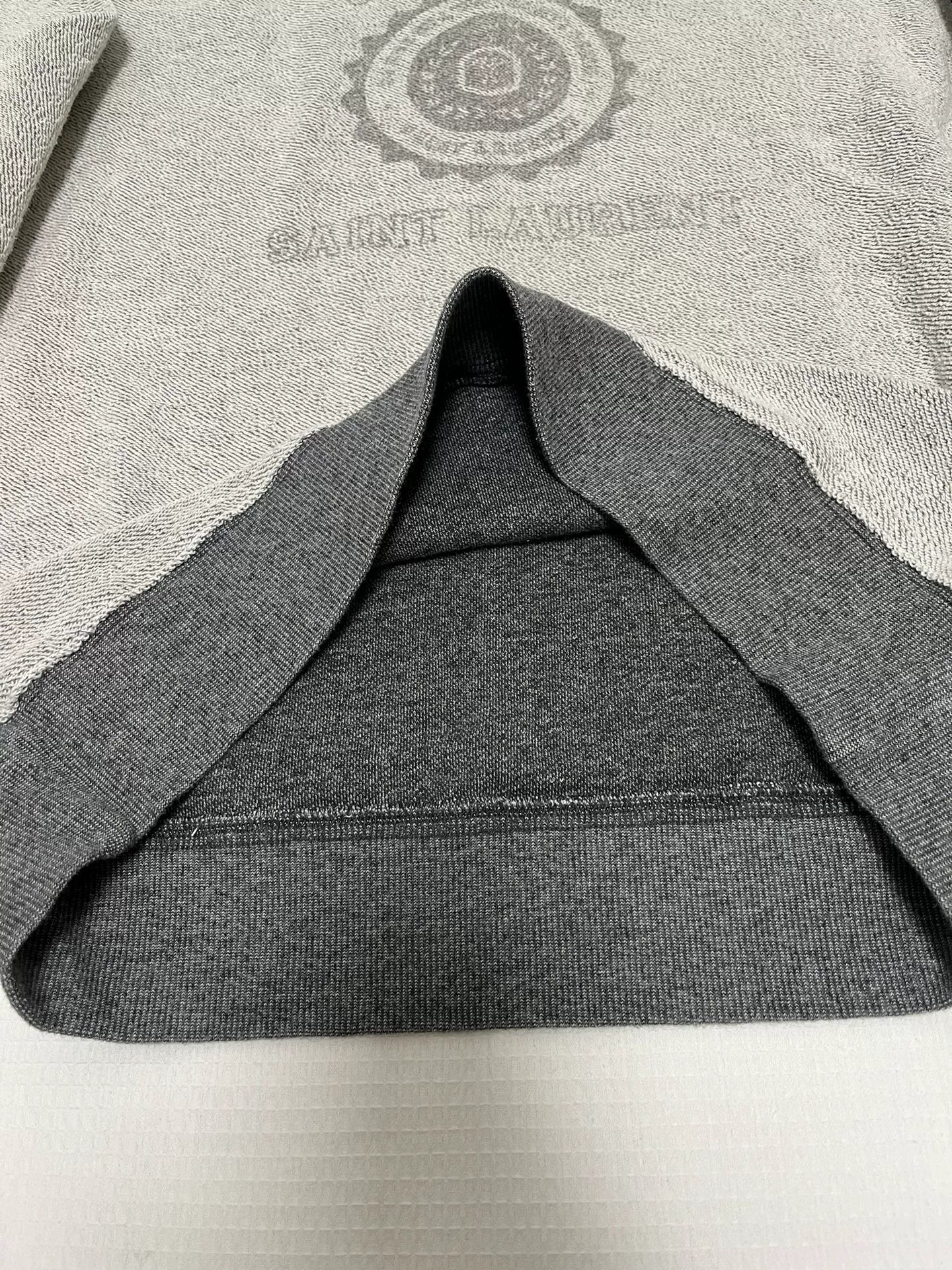 Saint Laurent Gray Hoodie Size L