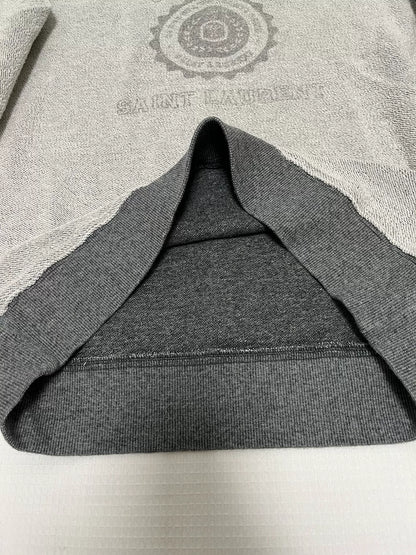 Saint Laurent Gray Hoodie Size L