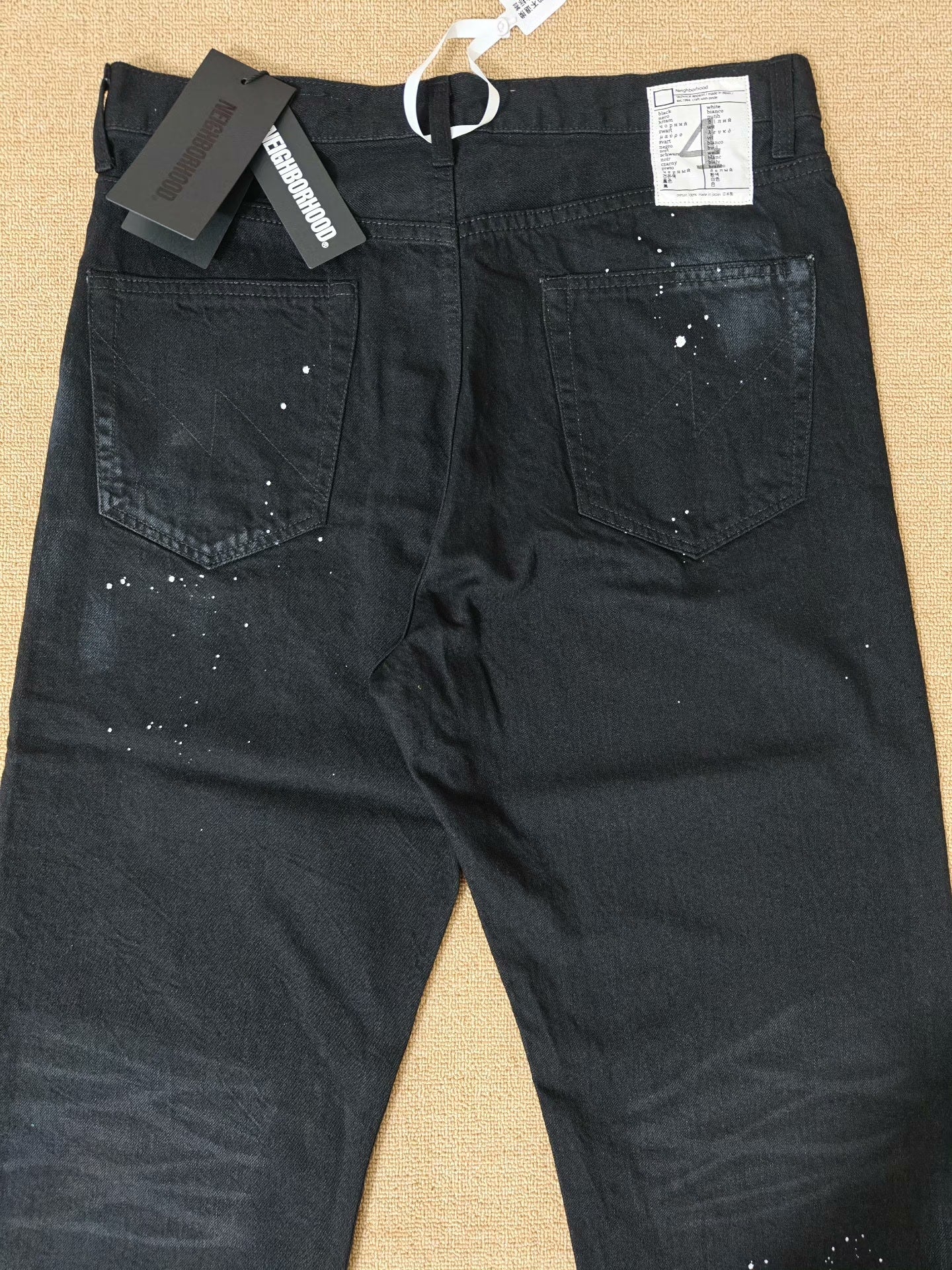 NEIGHBORHOOD BW WASHED BASIC PANTS