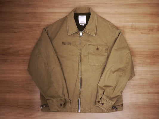 visvim rodney jacket in khaki color