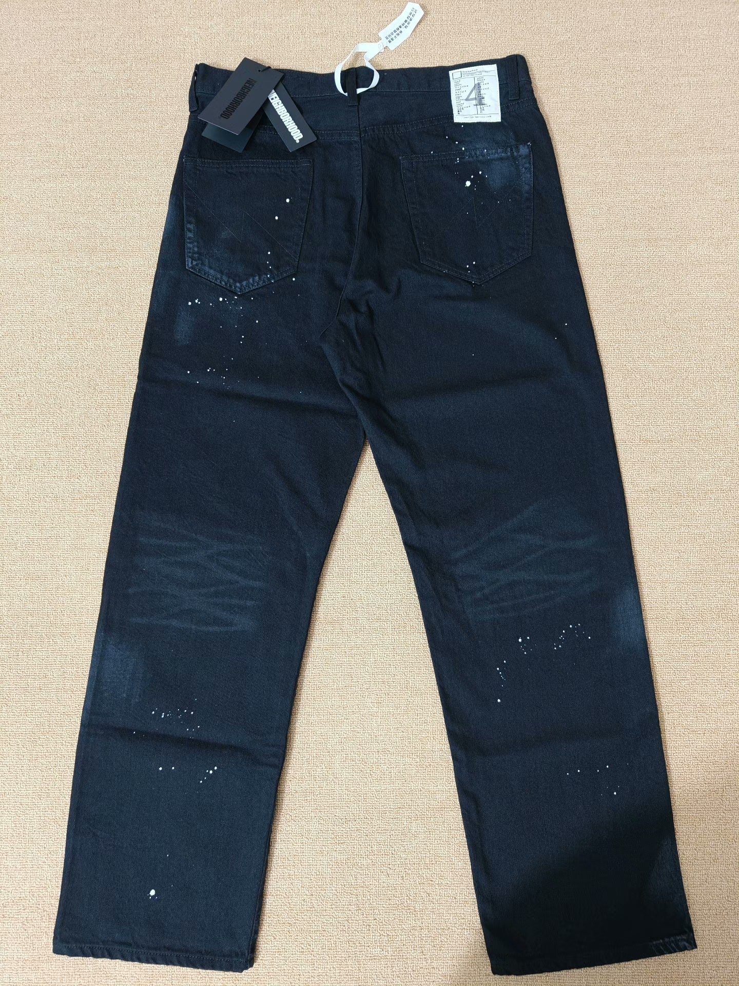 NEIGHBORHOOD BW WASHED BASIC PANTS